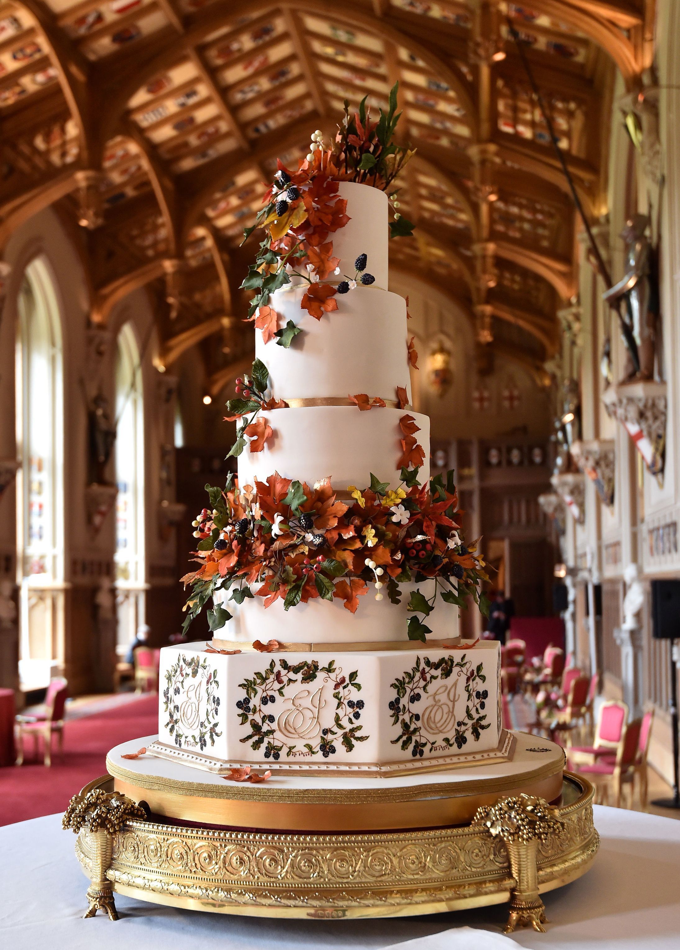 Orange Wedding Cake Decoration in Lemont IL - Royal Petal