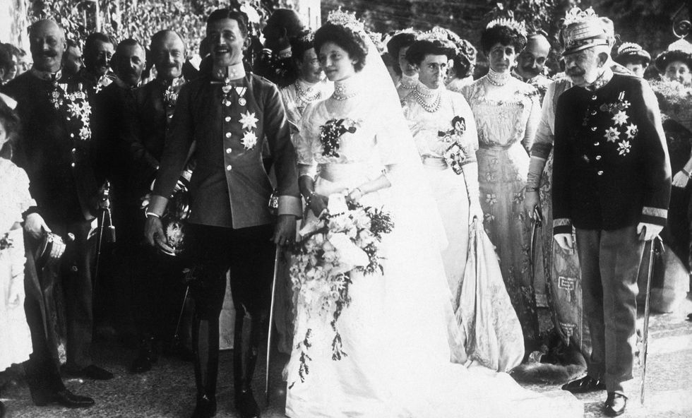 Wedding of Archduke Charles Franz Joseph in 1911