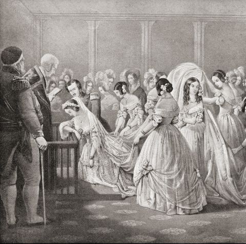 The Wedding Of Queen Victoria And Prince Albert In 1840