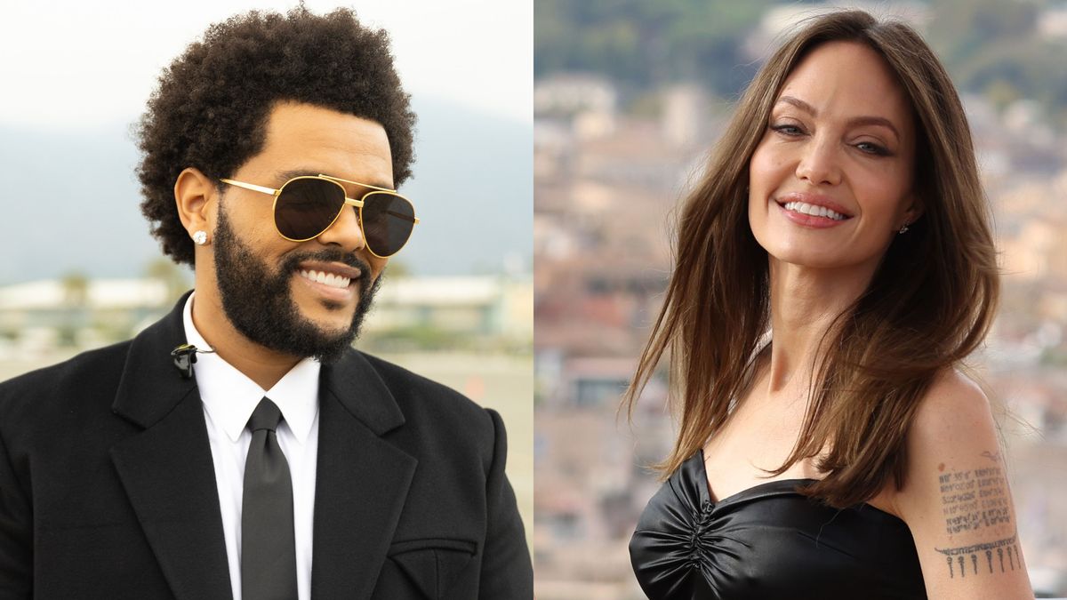preview for WATCH Angelina Jolie RESPOND To Relationship Question About The Weeknd