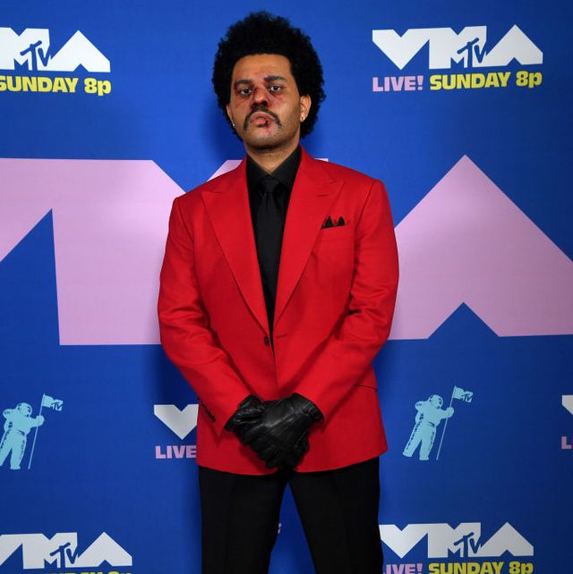 The Weeknd Outfit and Makeup at the 2020 MTV VMAs