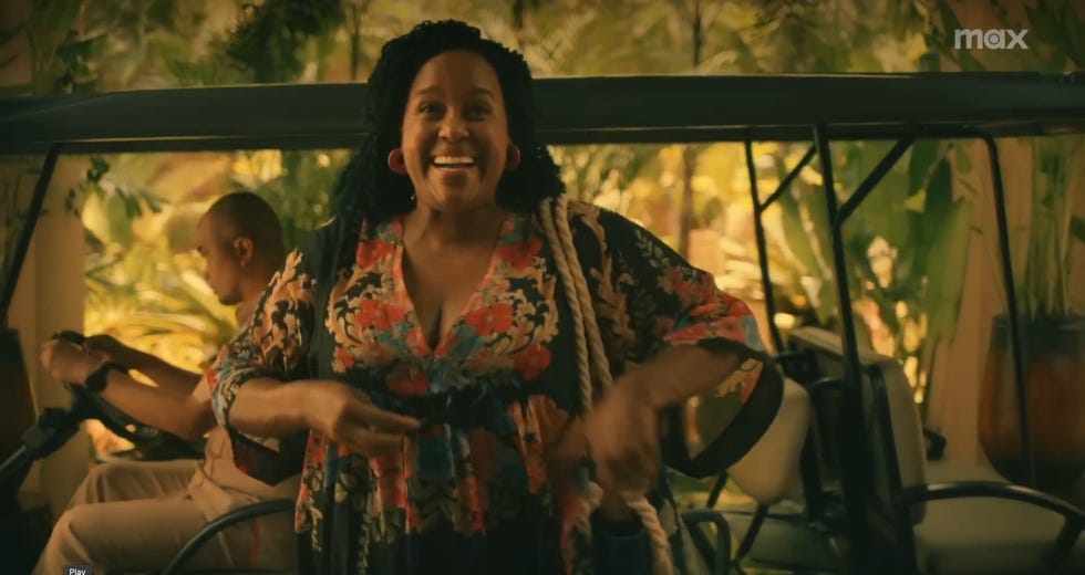 natasha rothwell as belinda in a scene from the white lotus season 3