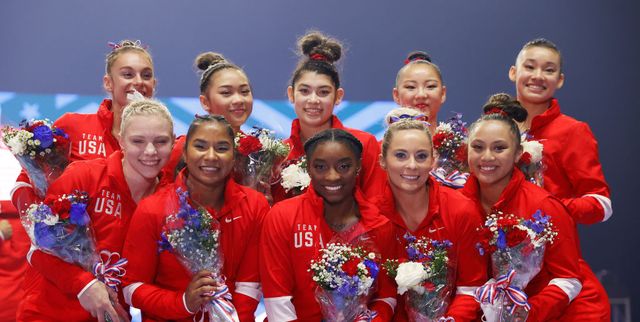🇺🇸 Incredible Routines from the US-Team at the Women's Team All Around!🥇