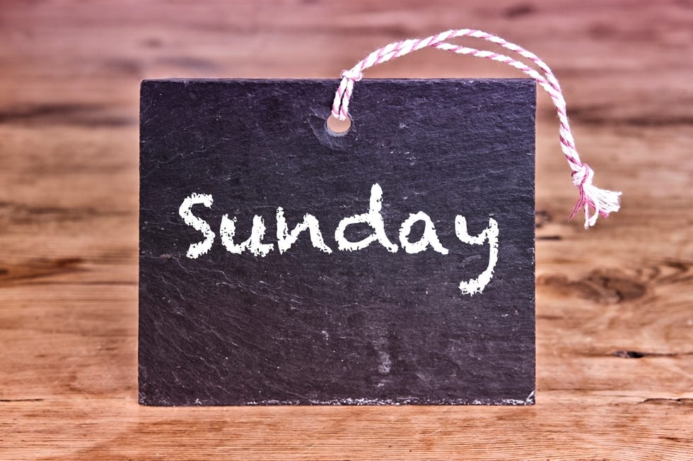 tips for productive monday sunday reset