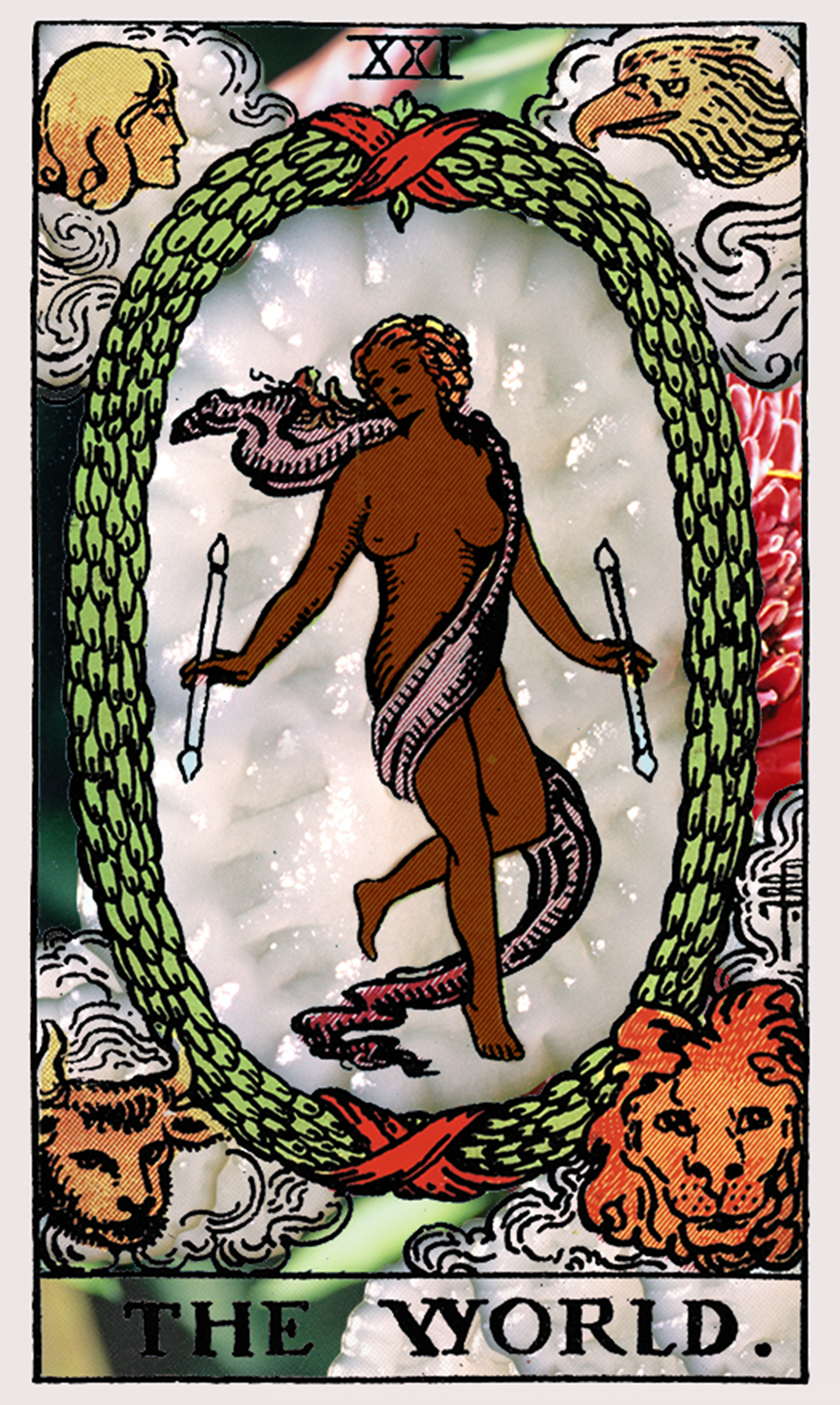 the world tarot card