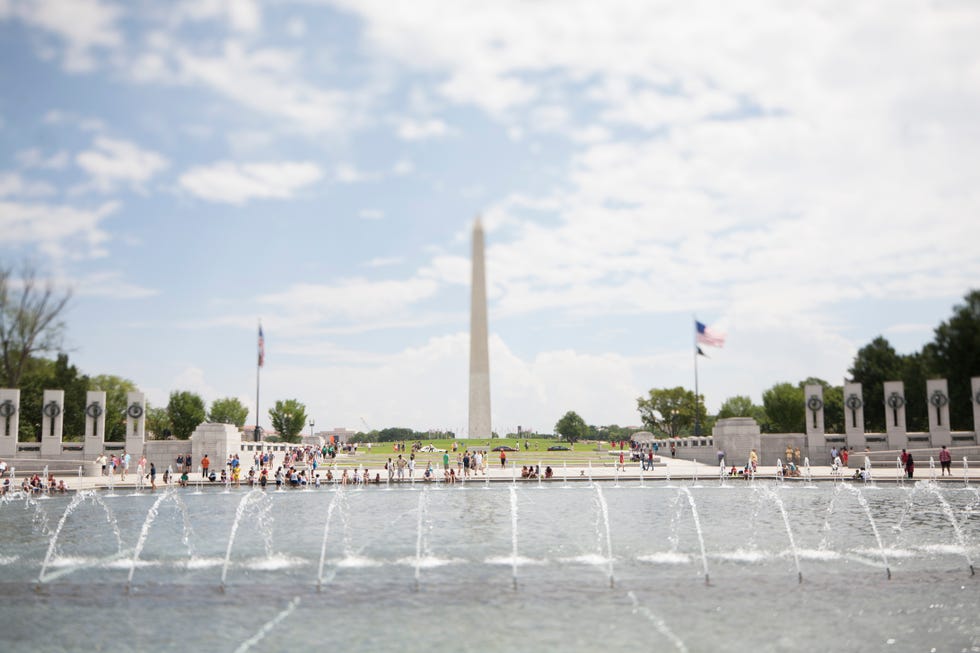 the world war ii memorial in washington, dc