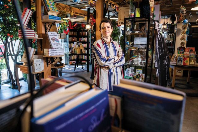people love a bookstore with personality, says drew cohen, who co owns the writer’s block with his husband, scott seeley