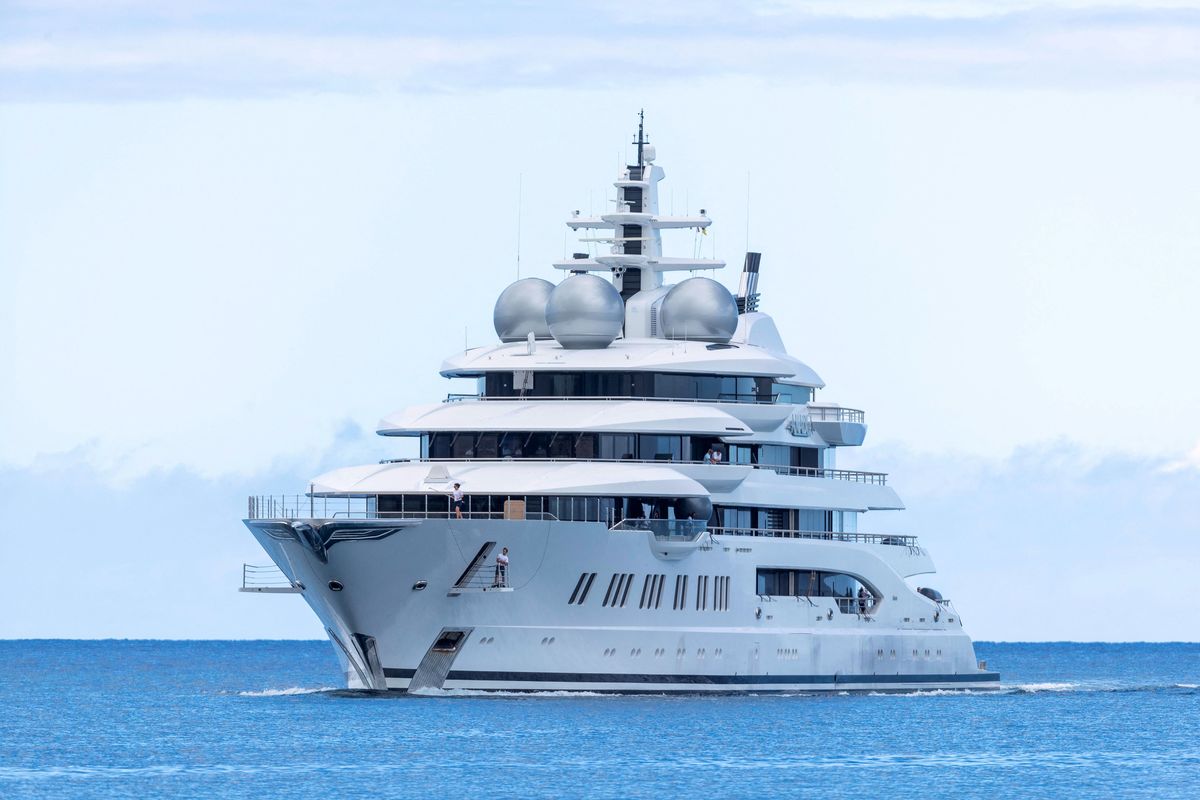 the yacht amadea of sanctioned russian oligarch suleiman kerimov, seized by the fiji government