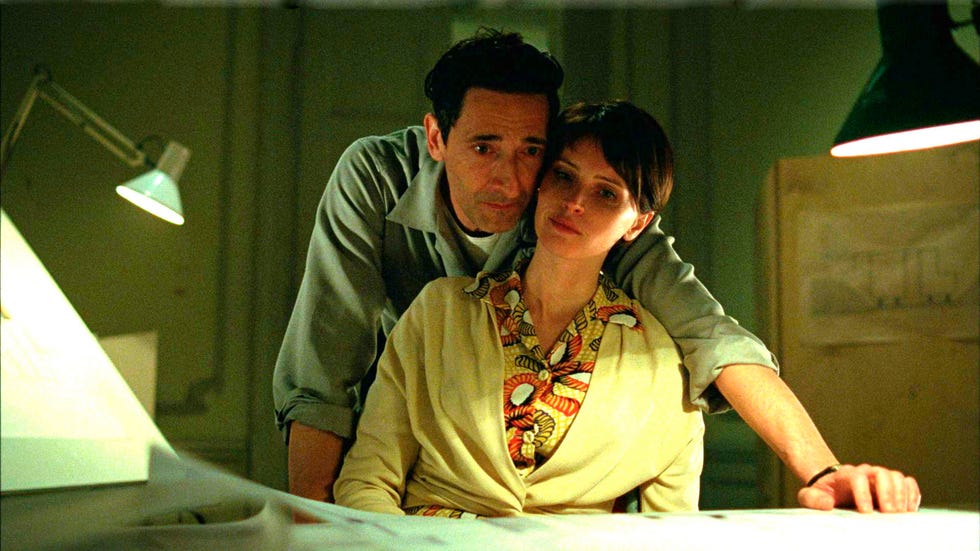 adrien brody y felicity jones