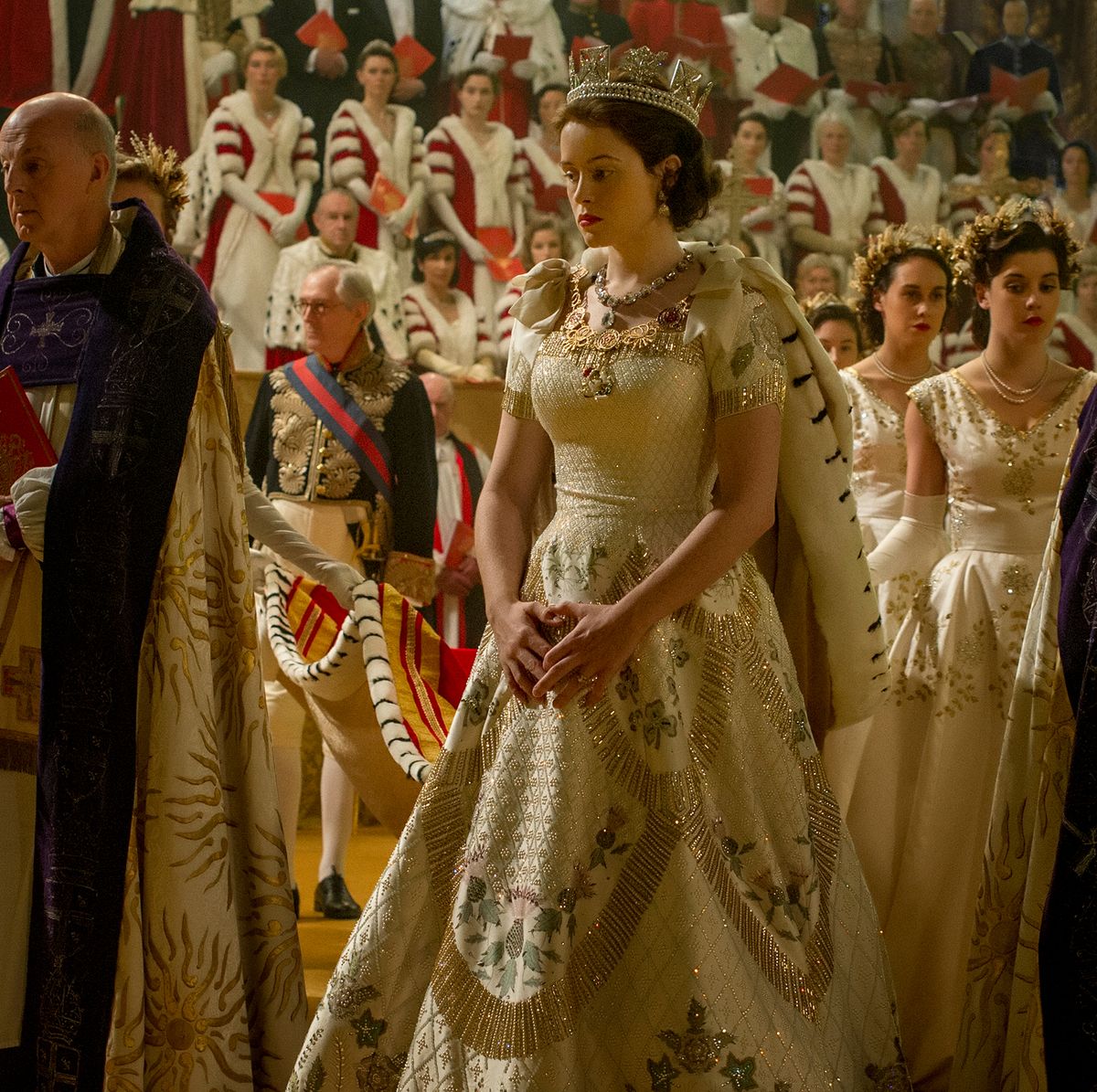 the crown coronation gown