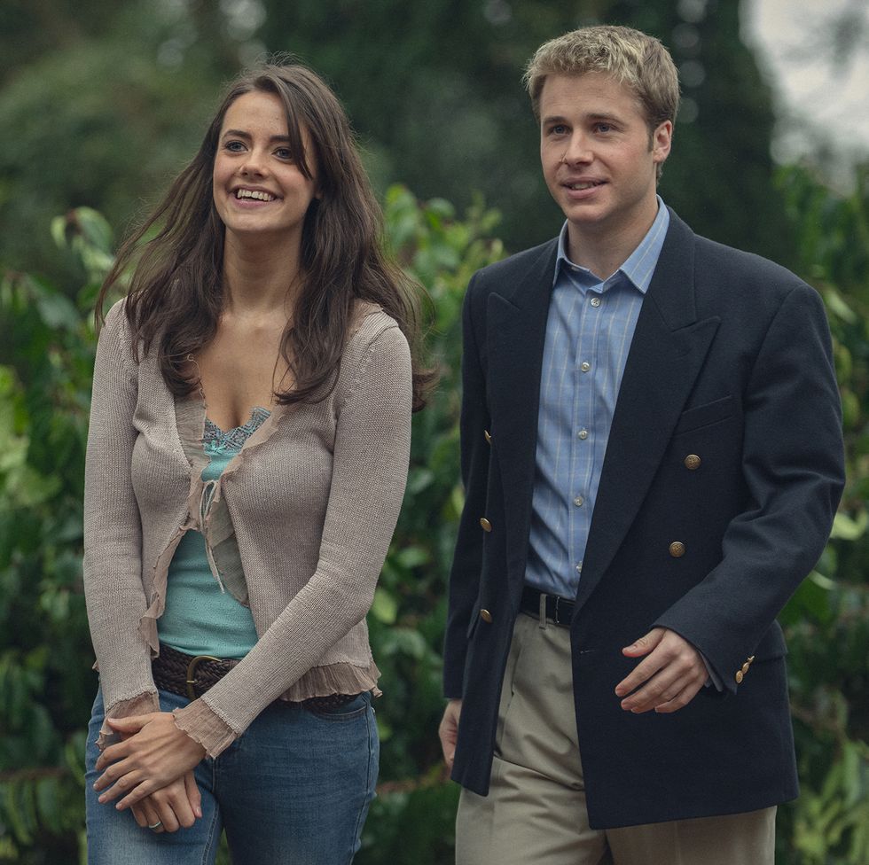 meg bellamy and ed mcvey play kate and william in season 6 of ﻿the crown﻿