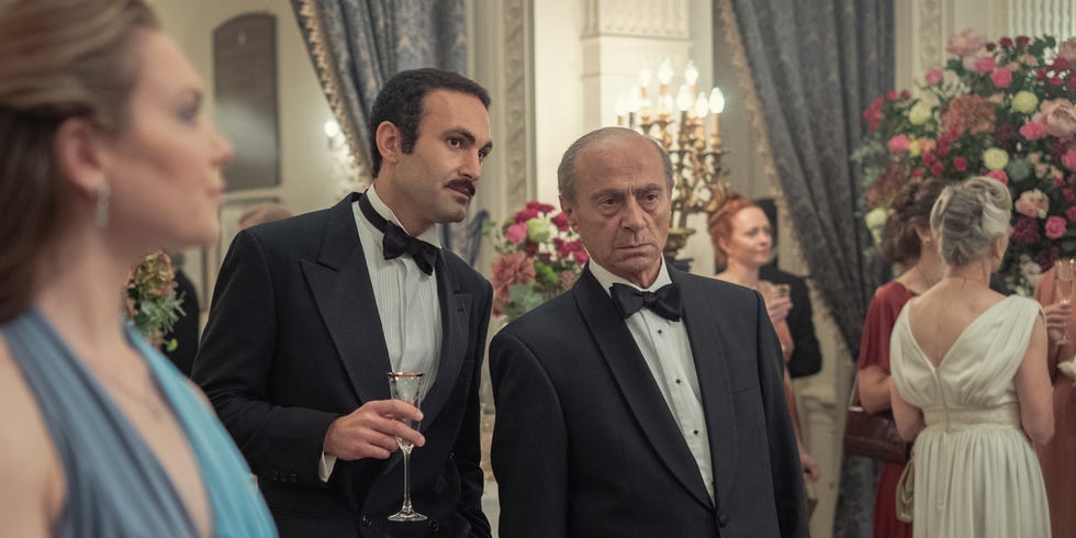 khalid abdalla and salim daw as dodi and mohamed al fayed in season five of ﻿the crown﻿