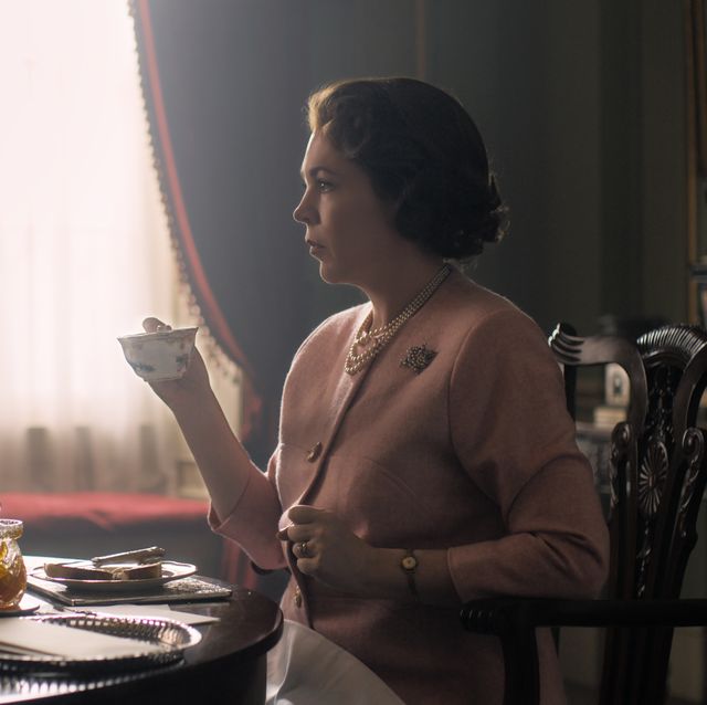 Olivia Colman as Queen Elizabeth in The Crown.