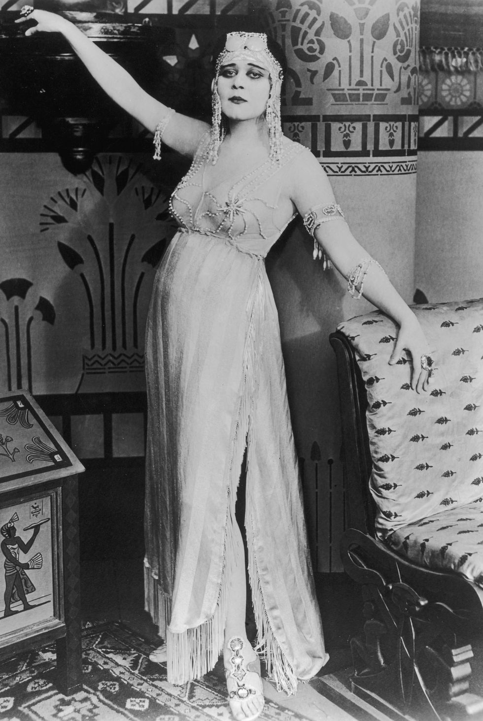 1920 Accessoire Costume Ensemble Femme
