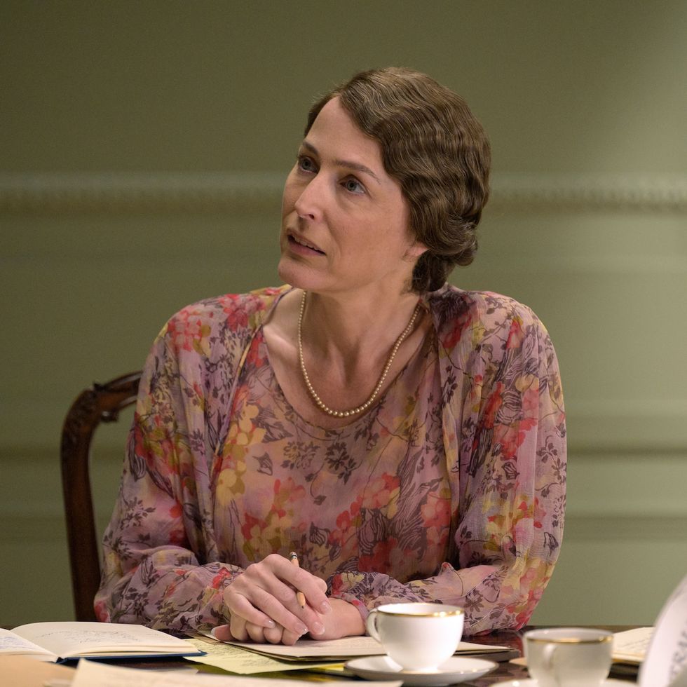 gillian anderson as eleanor roosevelt in the first lady, “101” photo credit boris martinshowtime