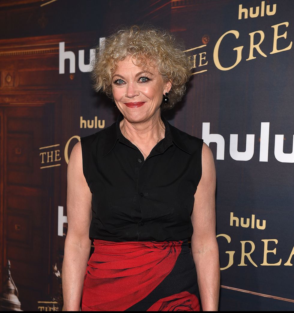 los angeles   november 14 executive producer marian macgowan attends a premiere event for hulu’s “the great” at the sunset room hollywood on november 14, 2021 in los angeles, california photo by frank micelottahulupicturegroup