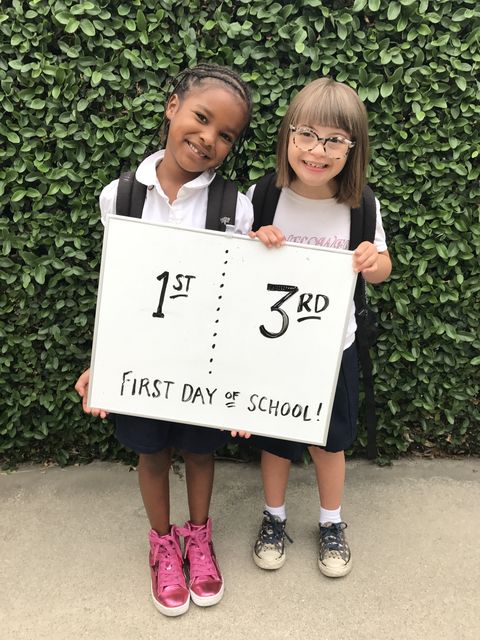 first day of school friends