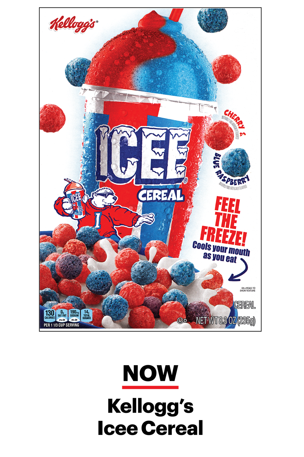 now kelloggs icee cereal
