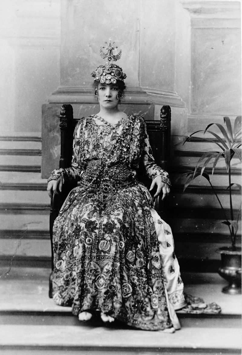 w d downey, sarah bernhardt nelle vesti dell’imperatrice teodora, 1884