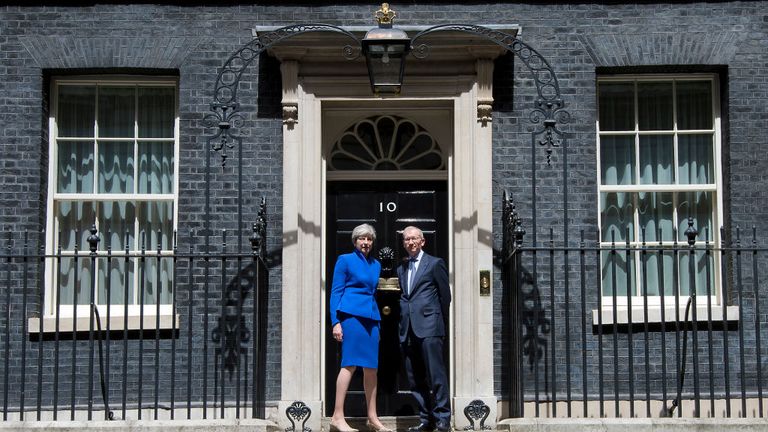 Theresa May is Prime Minister again at Downing Street