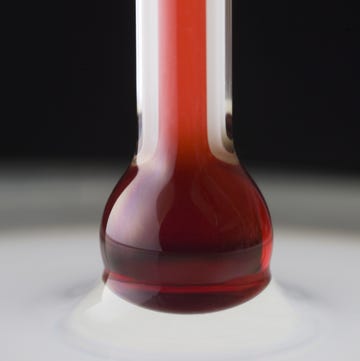 Thermometer in water thermometer in water
