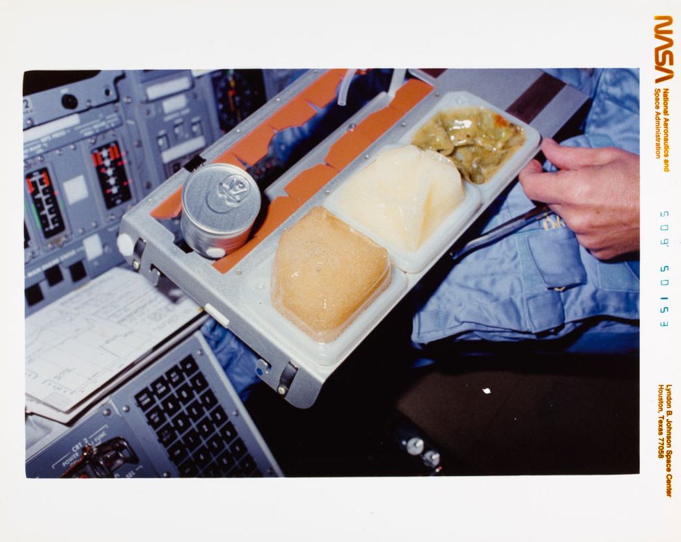 astronaut's dinner