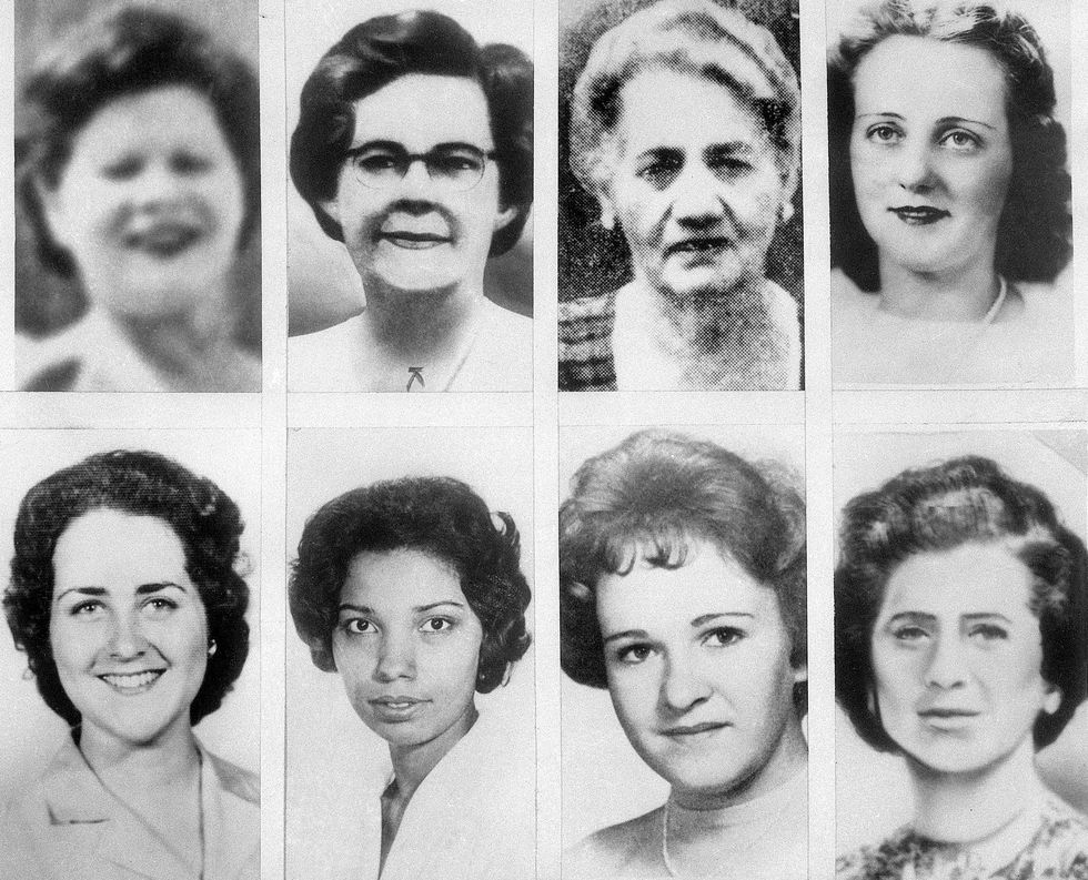 portraits of eight boston strangler victims