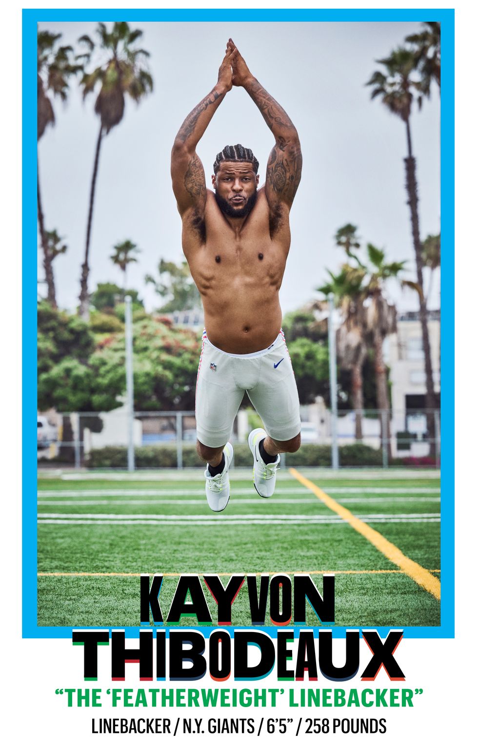 kayvon thibodeaux the featherweight linebacker n y giants 6 foot 5 inches 258 pounds
