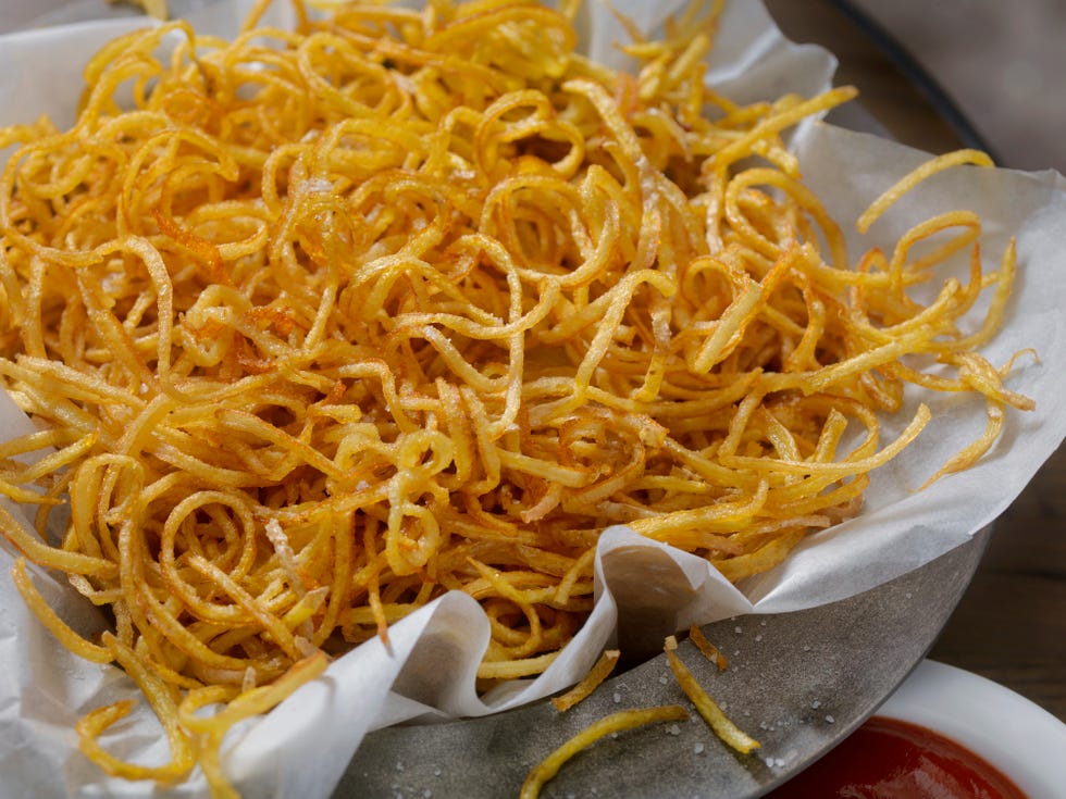 Thin and Crispy Spiral Fries