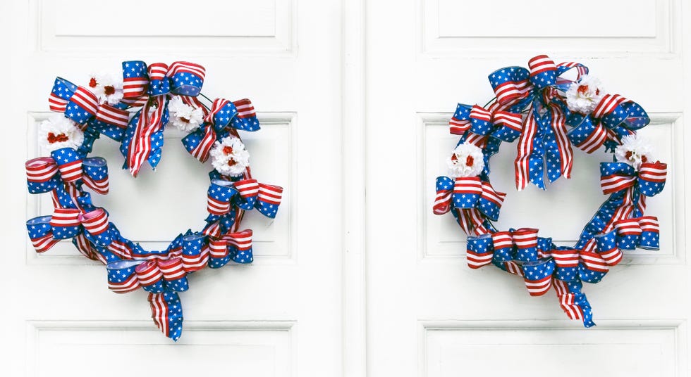 4th of july activity make patriotic wreath