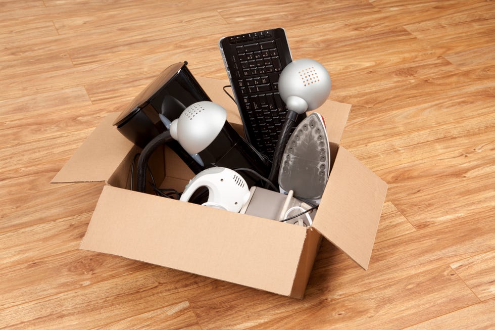 items to dispose of damaged electronics