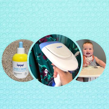 supergoop daily dose, conair steamer, baby in upseat
