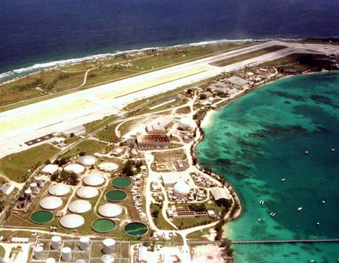 strange military bases  military base locations this aerial photo shows the us army's kwajalein at