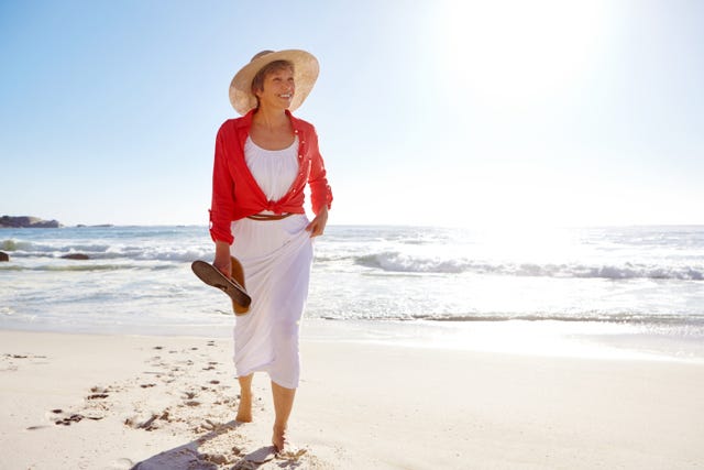 Woman beach
