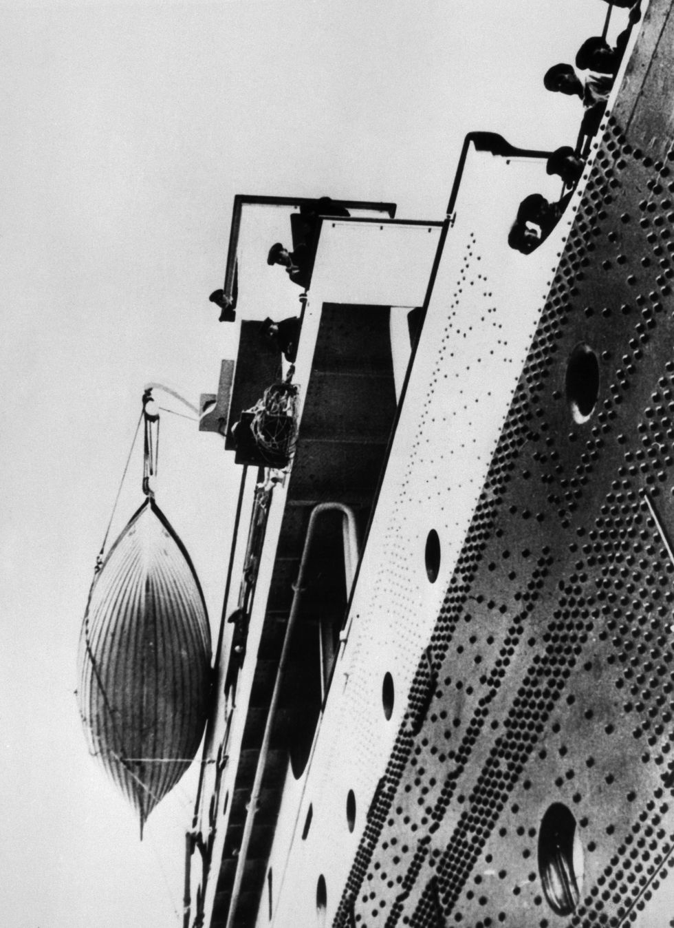 bridge and lifeboat of titanic
