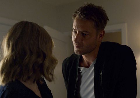 this is us    the music and the mirror episode 514    pictured in this screengrab l r caitlin thompson as madison, justin hartley as kevin    photo by nbcnbcu photo bank via getty images