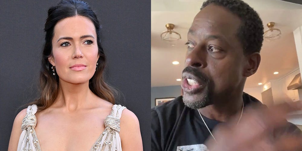 'this is us' star mandy moore is speaking out over sterling k brown’s instagram about her
