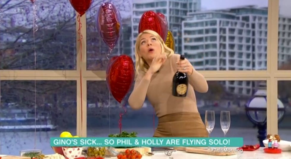 Holly Willoughby and Phillip Schofield cook on This Morning
