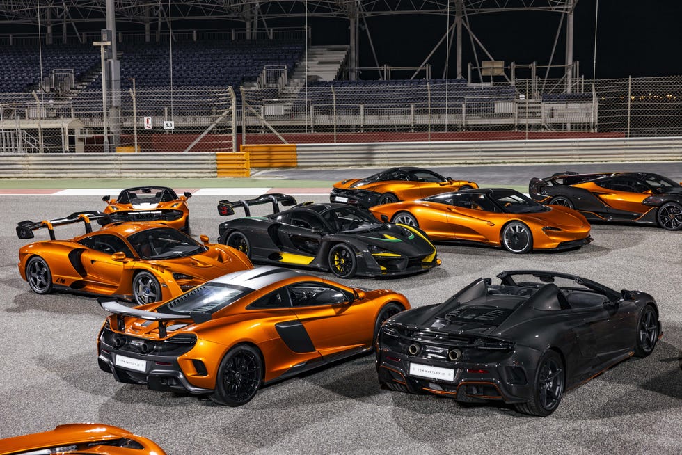 bộ sưu tập xe mclaren 2025