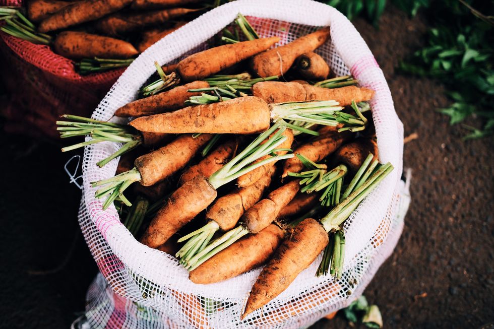 Carrot, Food, Vegetable, Root vegetable, Cuisine, Dish, Produce, Ingredient, Plant, Lumpia, 