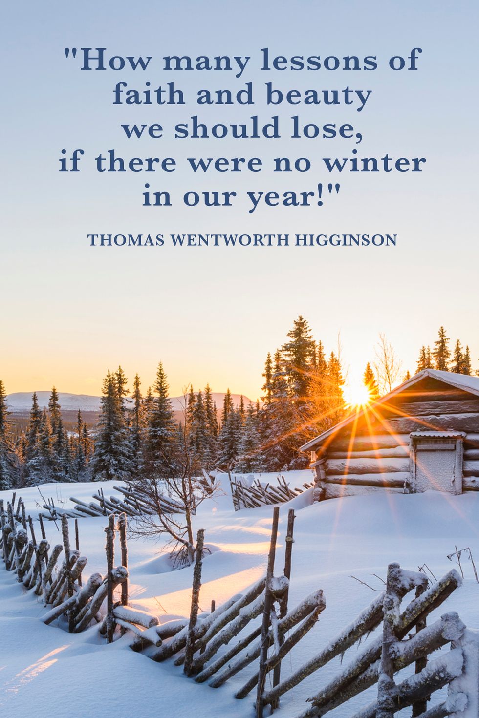 Thomas Wentworth Higginson Winter Quotes