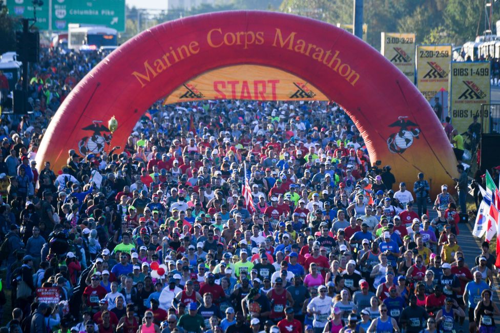 The 42nd running of the Marine Corps Marathon