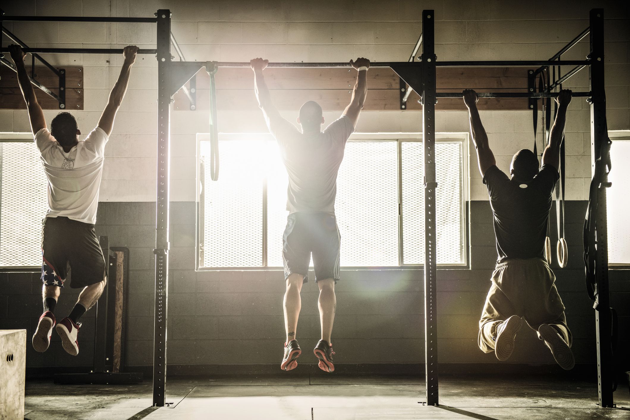 Pull up discount bar bench press