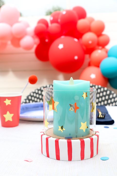 fourth of july candle