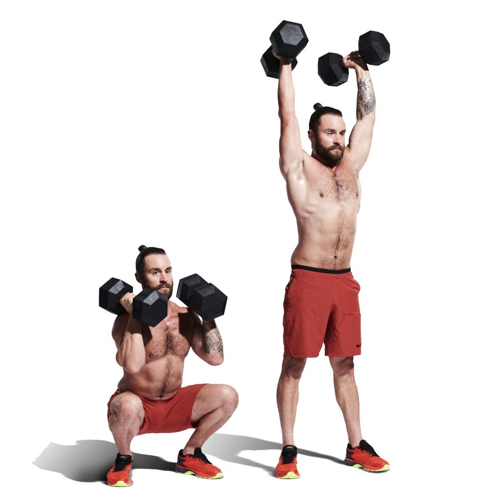 Dumbbell Ground to Overhead 