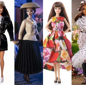 Barbie, Clothing, Fashion model, Doll, Fashion, Toy, Pink, Fashion design, Dress, Street fashion, 