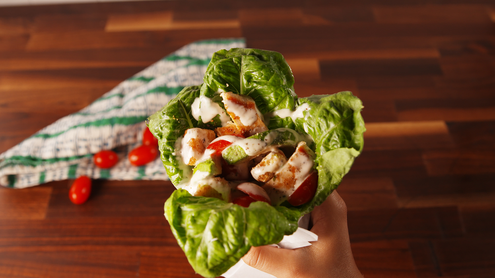 chicken caesar wraps