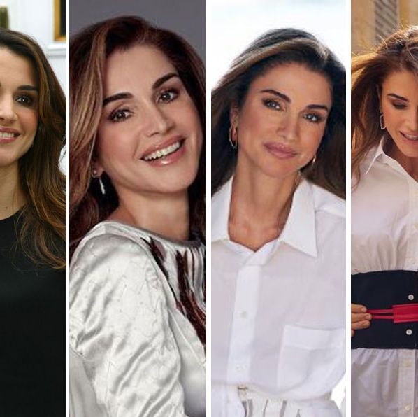 ヨルダン王国のラーニア王妃のヘアメイク変遷