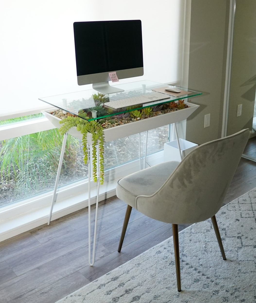 BloomingTables offers a living table that's furniture and a terrarium all  in one