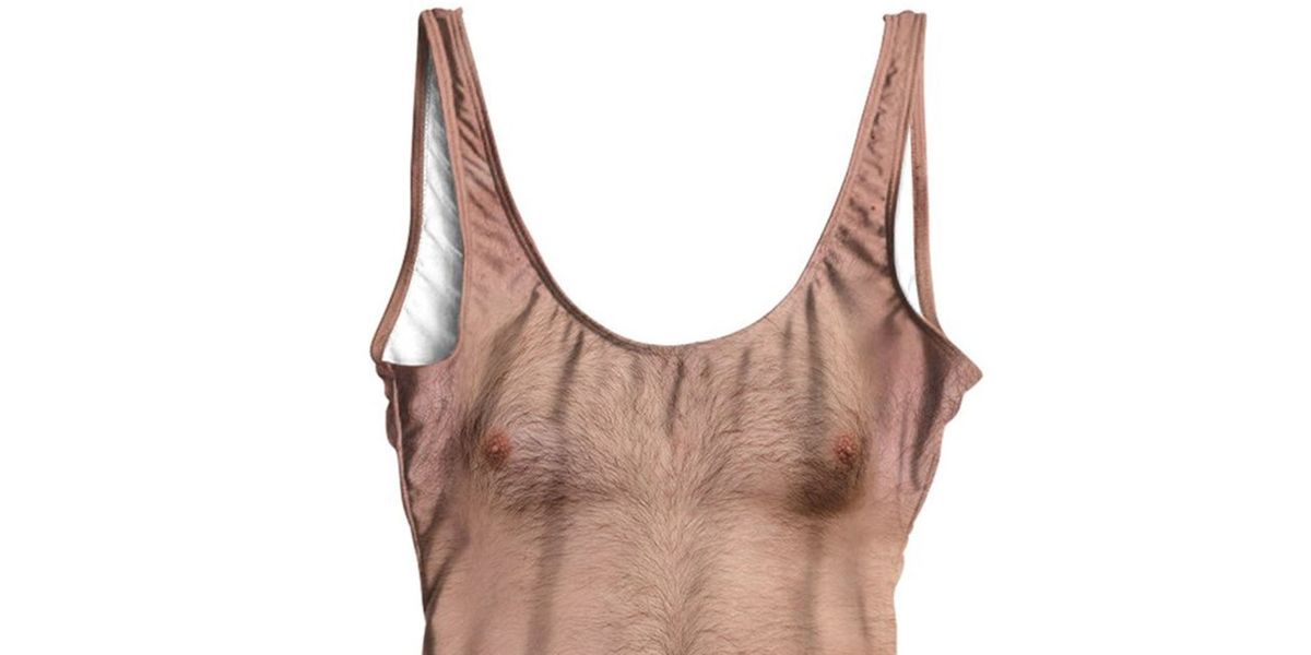 This Swimsuit Makes It Look Like You Have Chest Hair